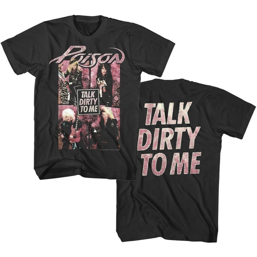 Poison Talk Dirty To Me  T Shirt 2 Sided